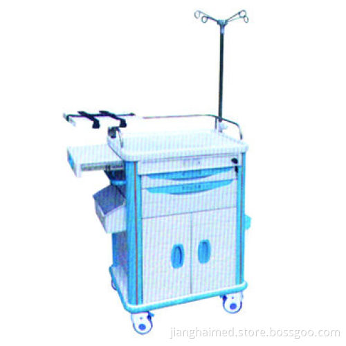 First-aid trolley, made of ABS plastic, CE/ISO 9001 and 13485 certified